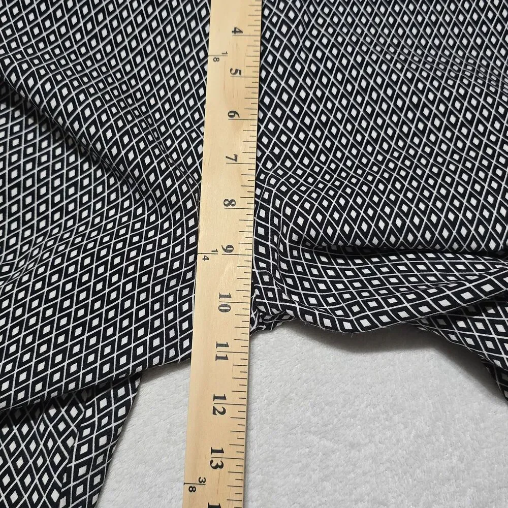 Michael Kors Women's Large Leggings Pull-on Skinny Stretch Diamond Print Pants